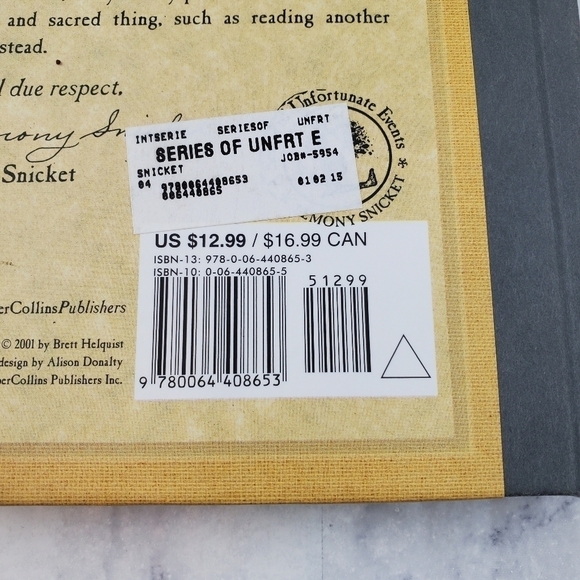 Lemony Snicket The Vile Village‎ #7 Hardback Book Series of Unfortunate Events - Picture 5 of 5